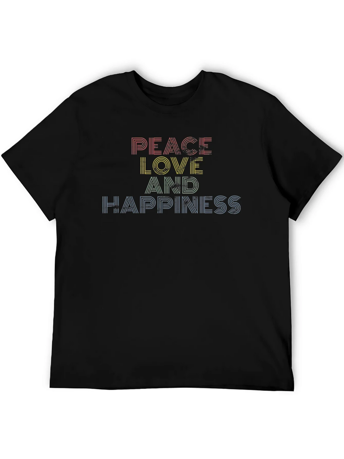 Peace Love Happiness Graphic Tee - Classic Comfort product image 8