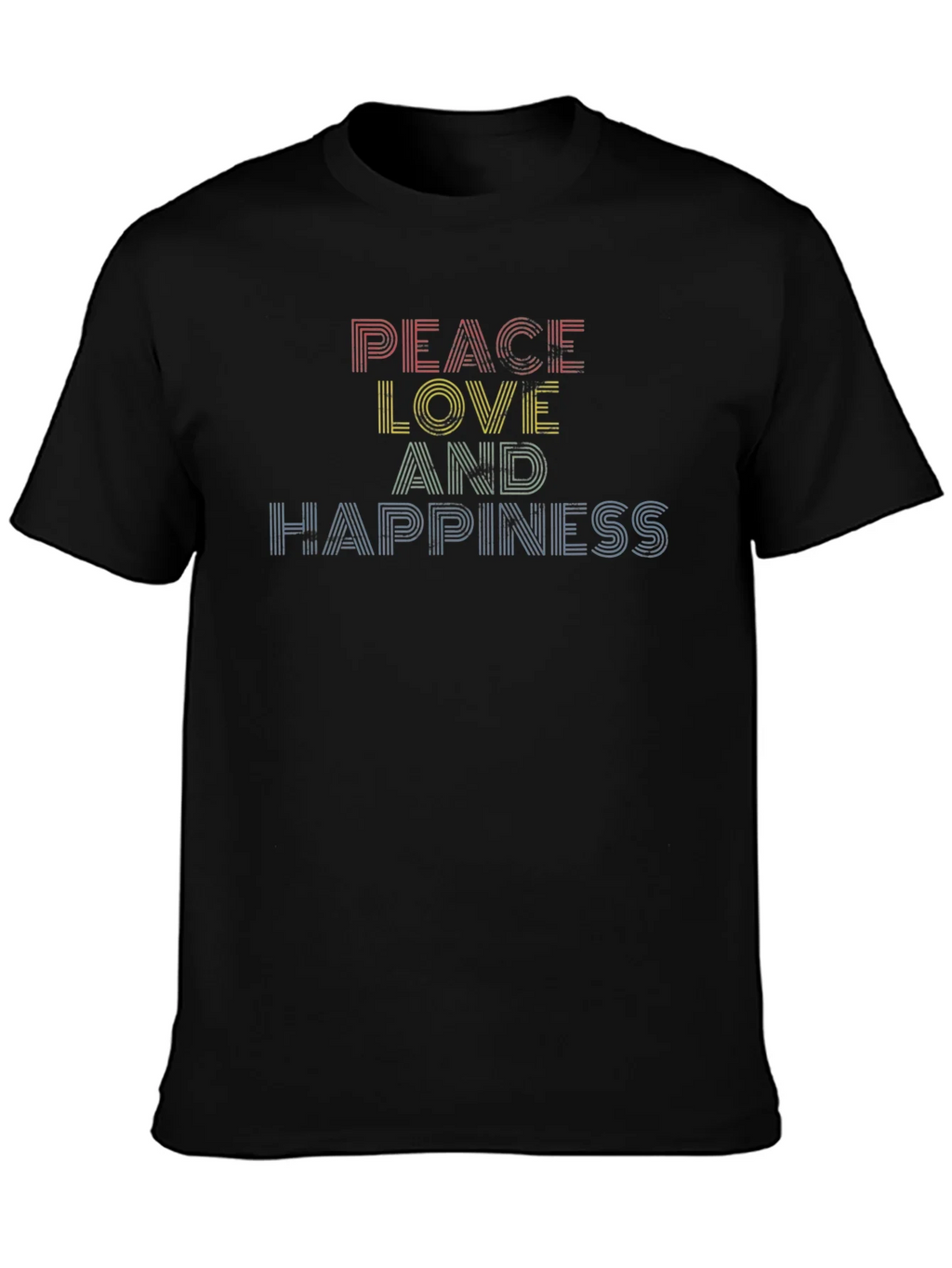 Peace Love Happiness Graphic Tee - Classic Comfort product image 6