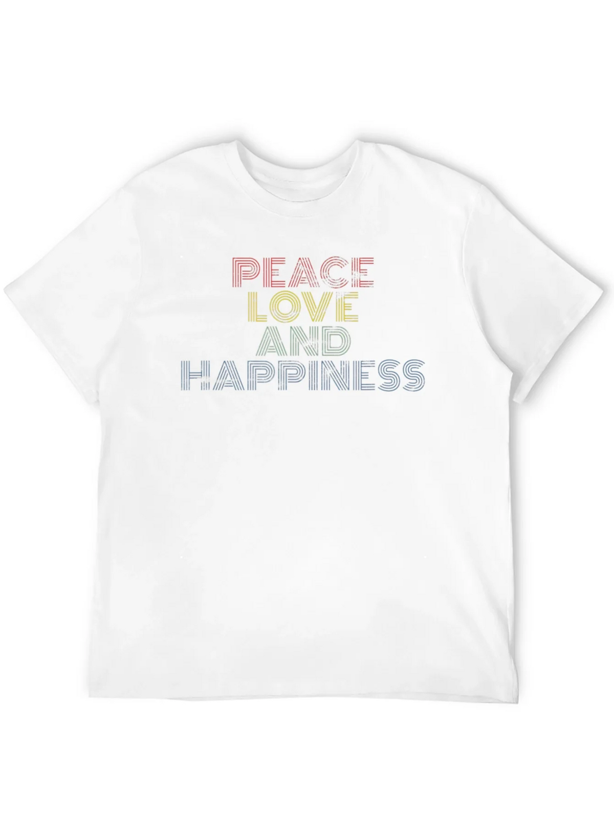 Peace Love Happiness Graphic Tee - Classic Comfort product image 3