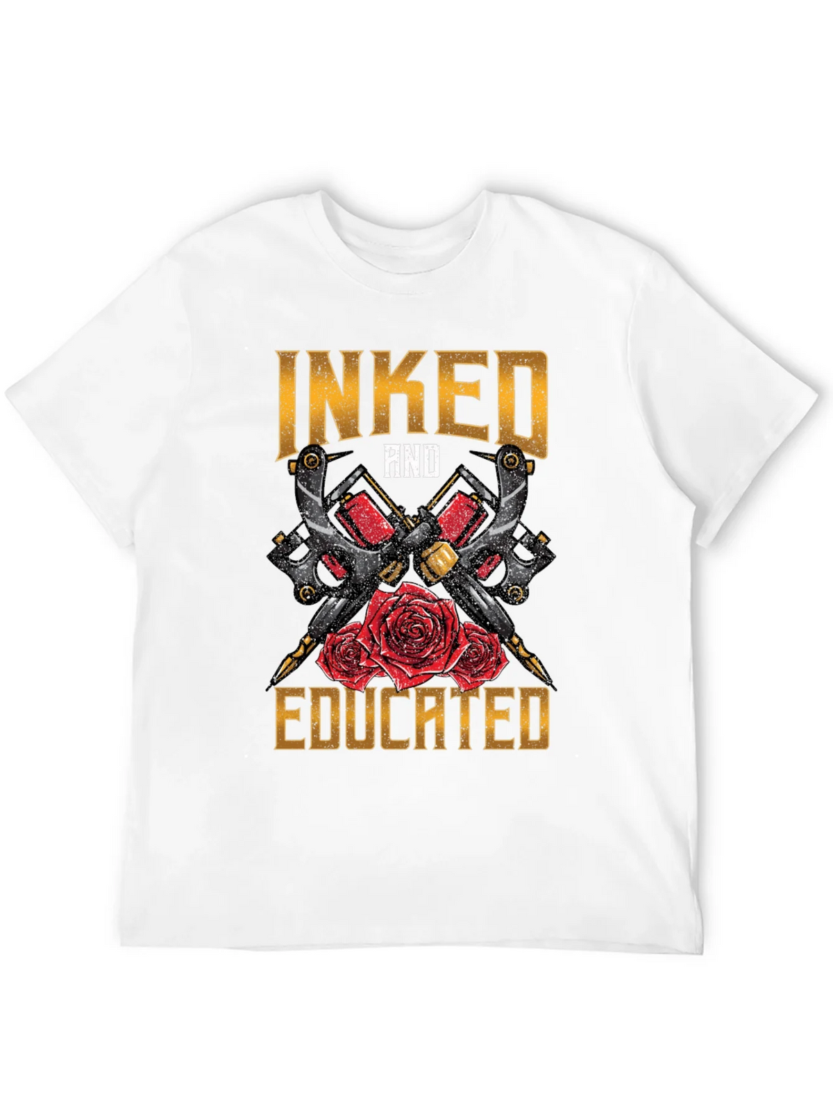 Inked and Educated Tattoo Artist T-Shirt product image 3