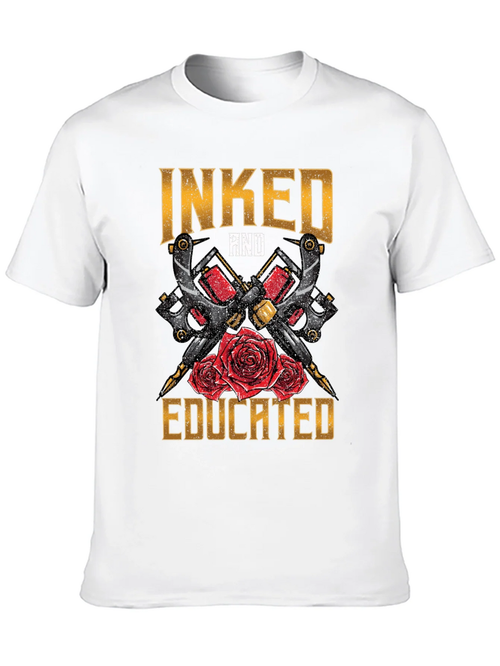 Inked and Educated Tattoo Artist T-Shirt product image 12