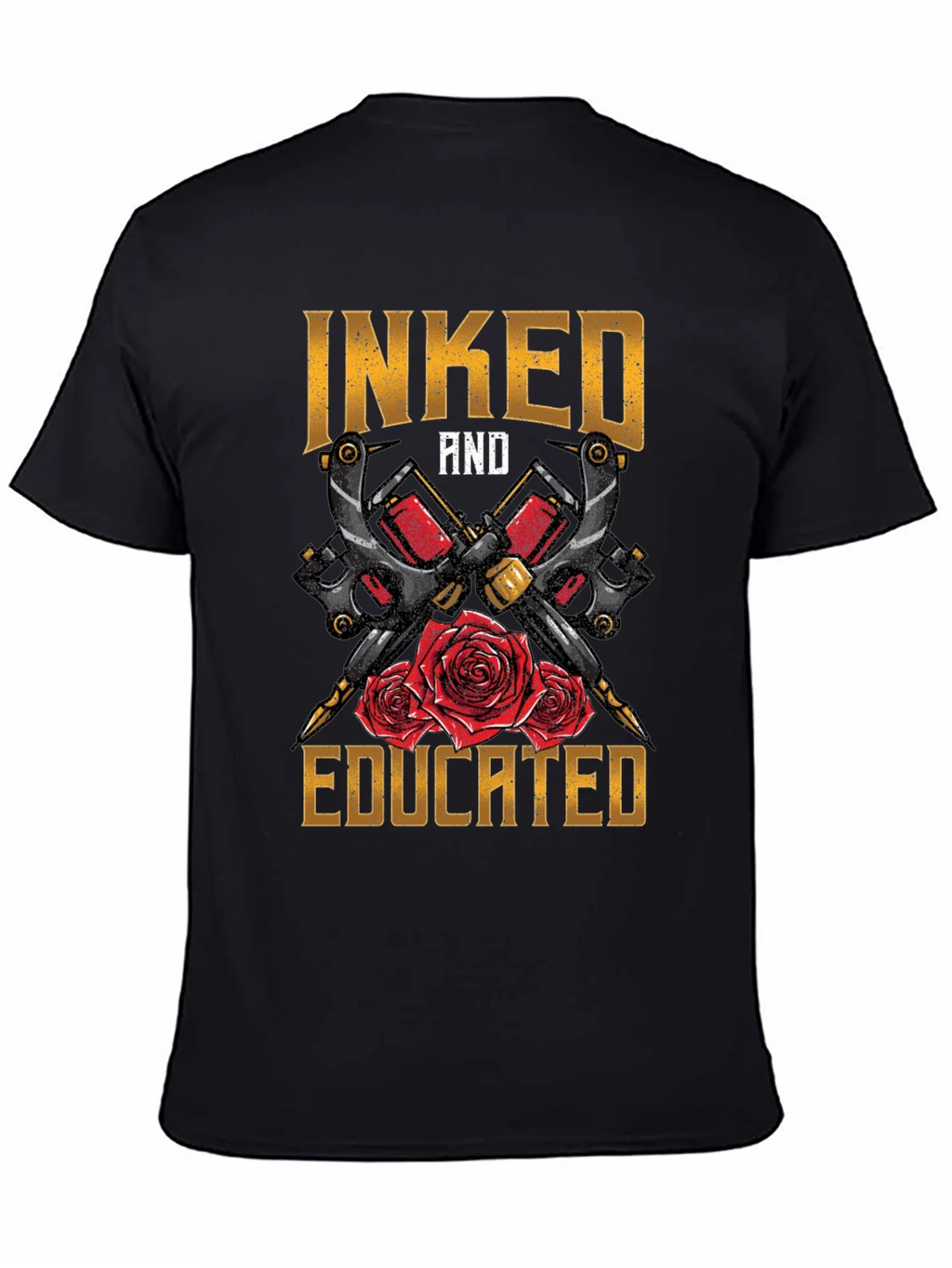 Inked and Educated Tattoo Artist T-Shirt product image 7