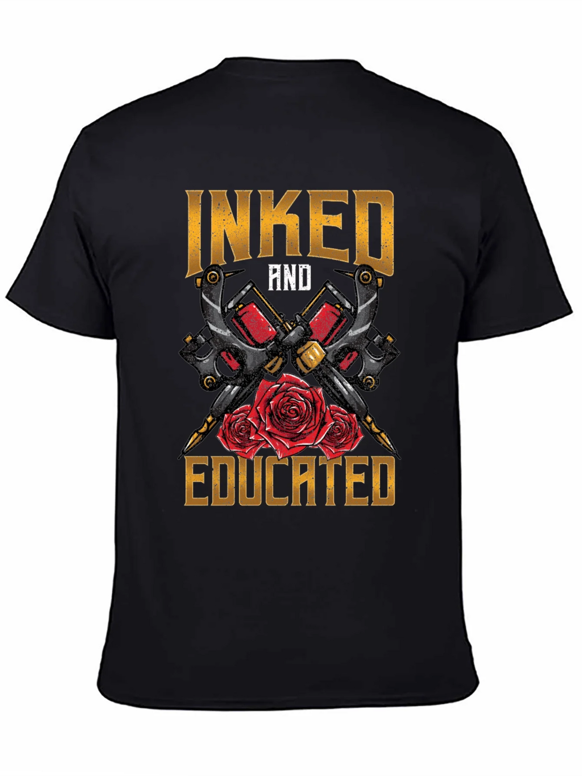 Inked and Educated Tattoo Artist T-Shirt product image 7