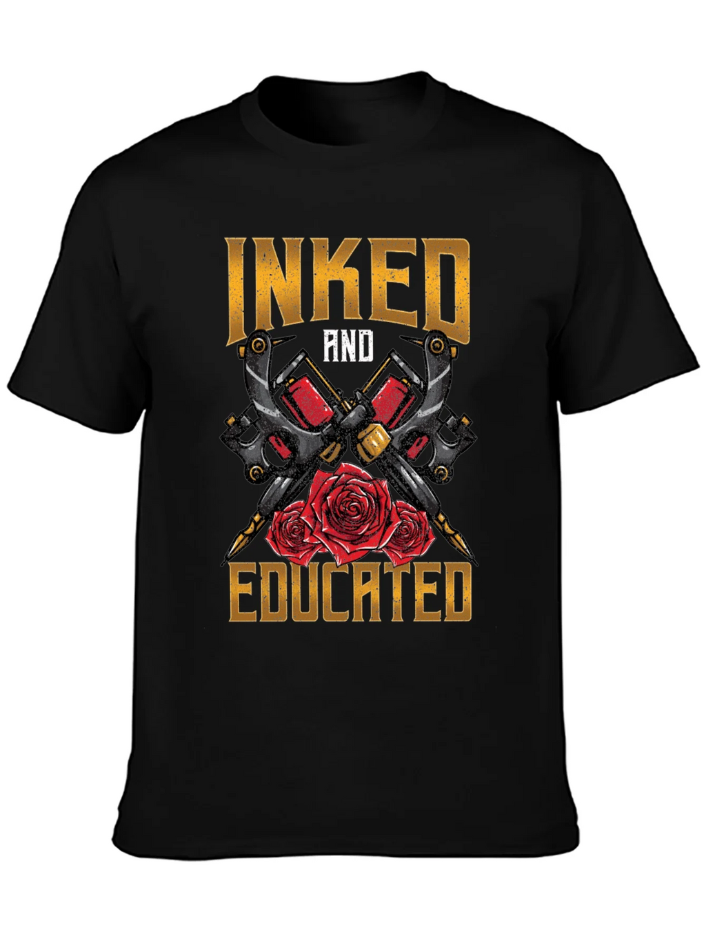 Inked and Educated Tattoo Artist T-Shirt product image 6