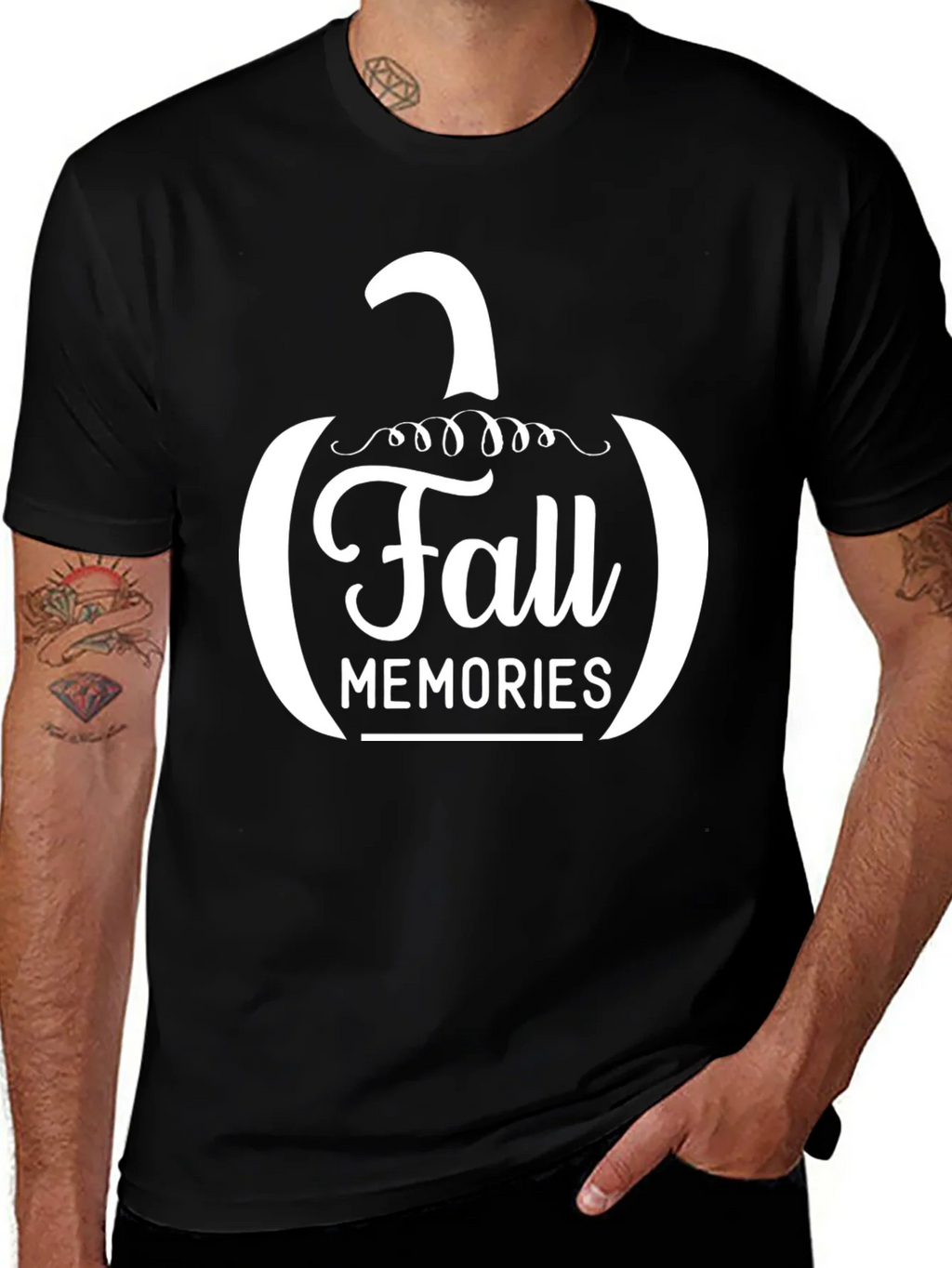 Fall Memories Pumpkin Graphic Tee product image 1