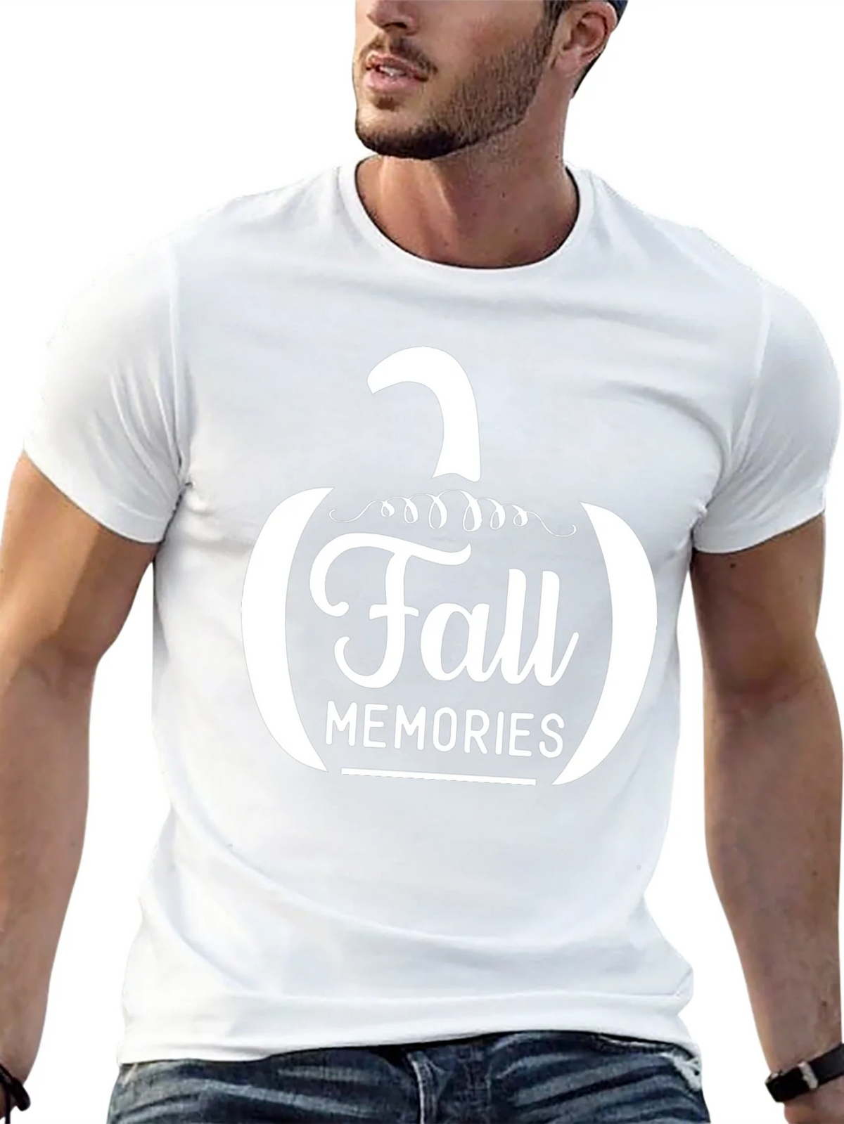 Fall Memories Pumpkin Graphic Tee product image 4