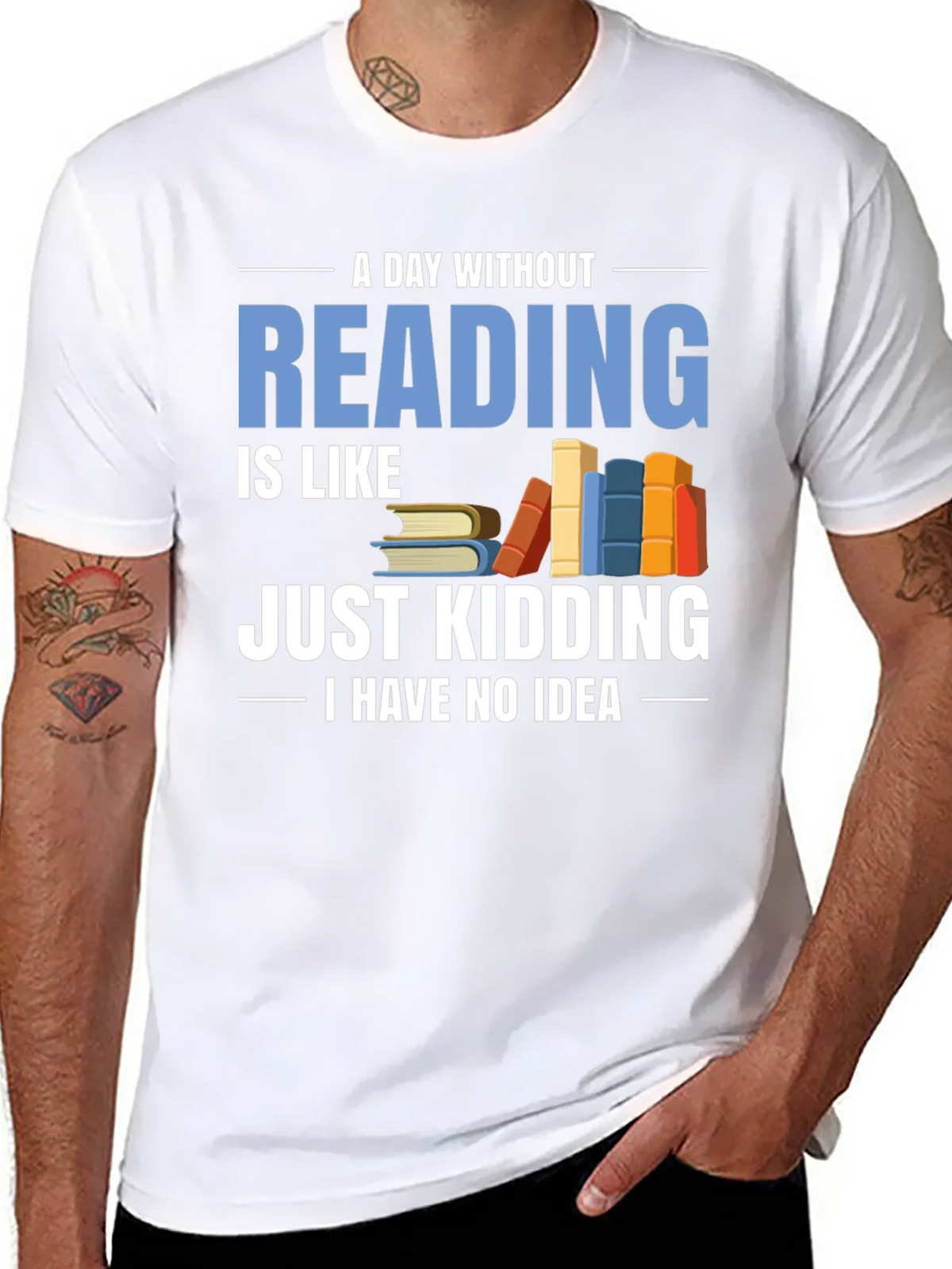 Funny Reader T-Shirt - A Day Without Reading product image 10