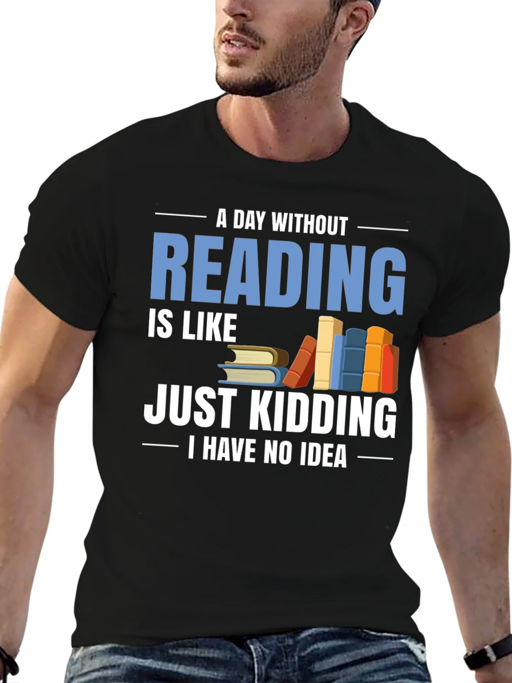 Funny Reader T-Shirt - A Day Without Reading product image 9