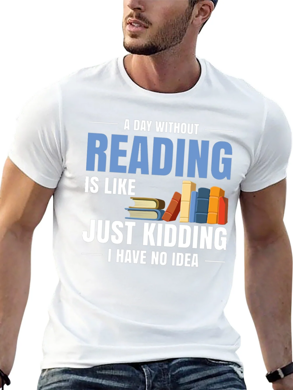 Funny Reader T-Shirt - A Day Without Reading product image 4