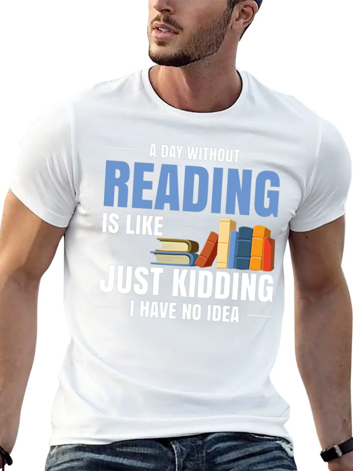 Funny Reader T-Shirt - A Day Without Reading product image 4